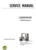 CLARK L20 L25 L30 L33 D XINCHAI ENGINE FORKLIFT