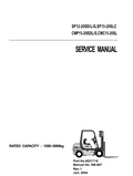 CLARK SF CMP 15L 18L 20SL 15D 18D 20SD FORKLIFT TRUCK