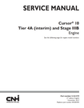 CNH CURSOR 10 TIER 4A INTERIM STAGE IIIB ENGINE