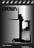 CROWN ESR4000 SERIES PALLET JACK FORKLIFT PARTS CATALOG