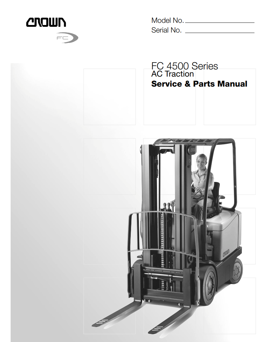 CROWN FC 4500 SERIES AC TRACTION PALLET FORKLIFT