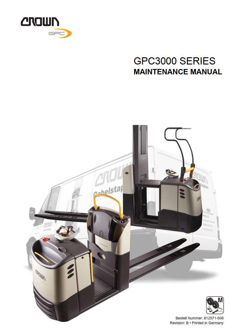 CROWN GPC3000 SERIES LIFT JACK FORKLIFT