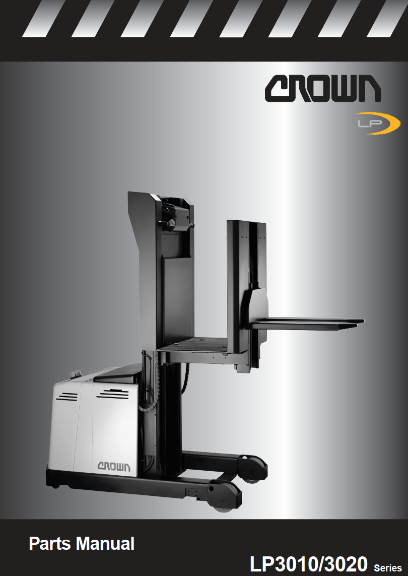 CROWN LP3010, LP3020 SERIES LIFT TRUCK FORKLIFT