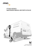 CROWN PTH50 SERIES PALLET JACK FORKLIFT PARTS CATALOG