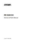 CROWN RR 5200 DC SERIES 