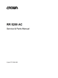 CROWN RR5200 AC SERIES PALLET TRUCK