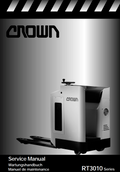CROWN RT3010  SERIES REACH TRUCK FORKLIFT