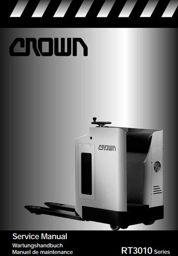 CROWN RT3010  SERIES REACH TRUCK FORKLIFT