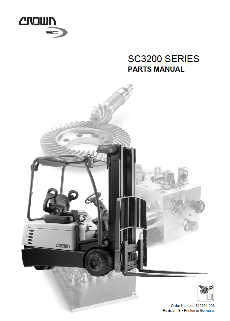CROWN SC3200 SERIES PARTS CATALOG
