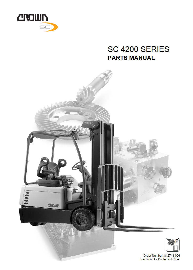 CROWN SC 4200 SERIES PARTS CATALOG