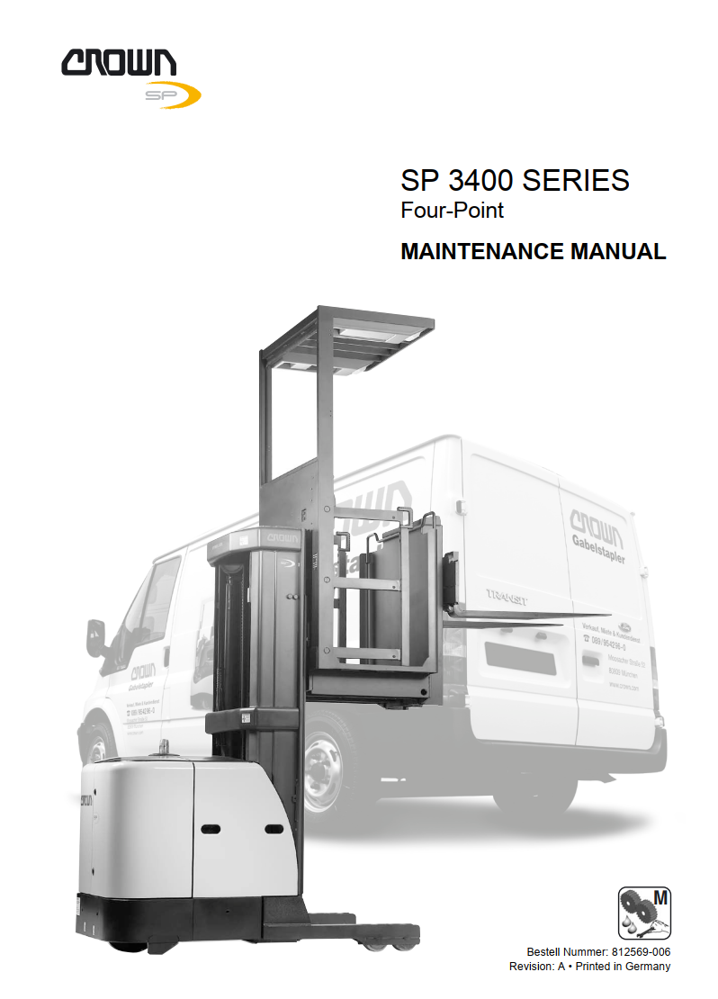 CROWN SP3400 SERIES  ORDER PICKER
