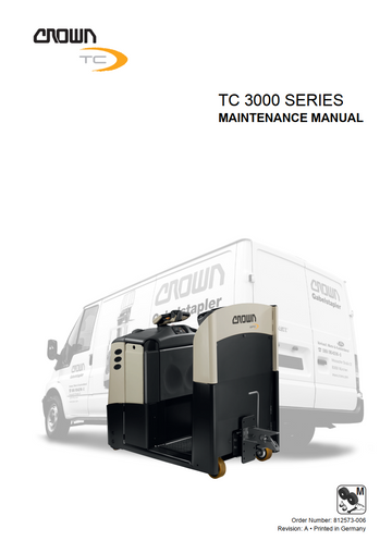 CROWN TC3000 SERIES REACH TRUCK