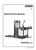 CROWN WD2300S SERIES REACH TRUCK