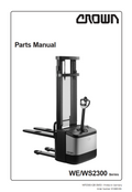 CROWN WE WS2300 SERIES PALLET JACK FORKLIFT PARTS CATALOG