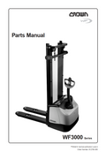 CROWN WF3000 SERIES ORDER PICKER PARTS CATALOG