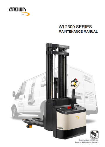 CROWN WI2300 SERIES ORDER PICKER