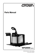 CROWN WP2000S SERIES REACH TRUCK PARTS CATALOG