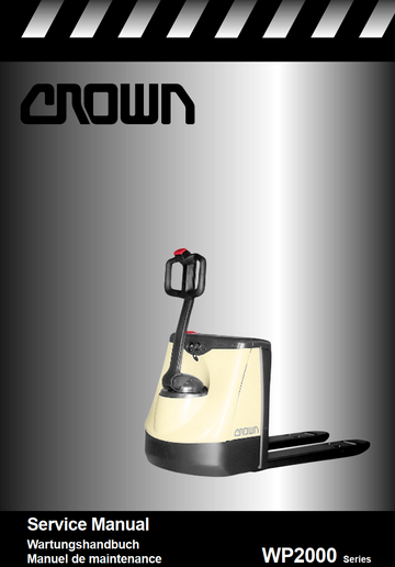 CROWN WP2000 SERIES ORDER PICKER