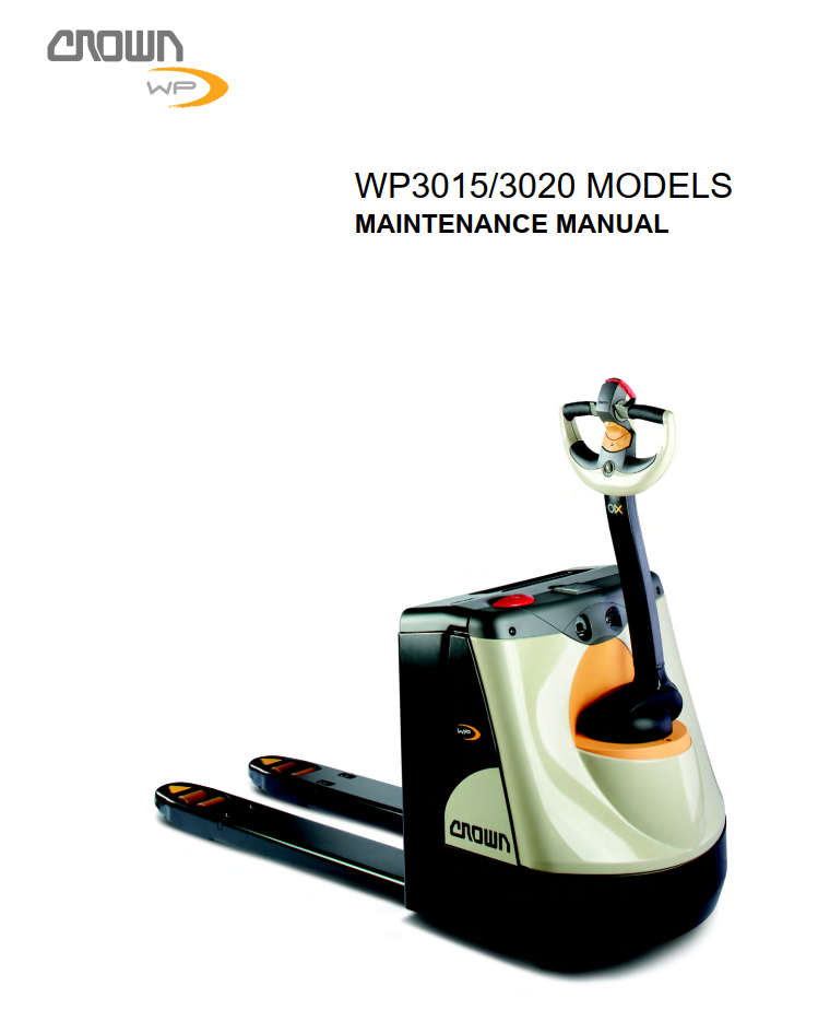 CROWN WP3000 SERIES PALLET TRUCK