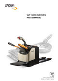 CROWN WT3000 SERIES PALLET JACK FORKLIFT PARTS CATALOG