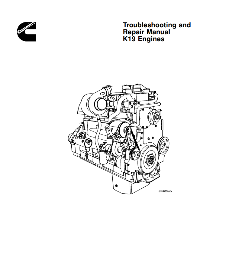 CUMMINS 19L K SERIES K19 DIESEL ENGINE