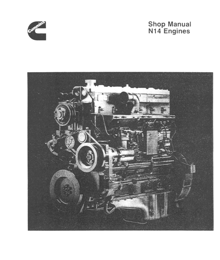 CUMMINS N14 DIESEL ENGINE