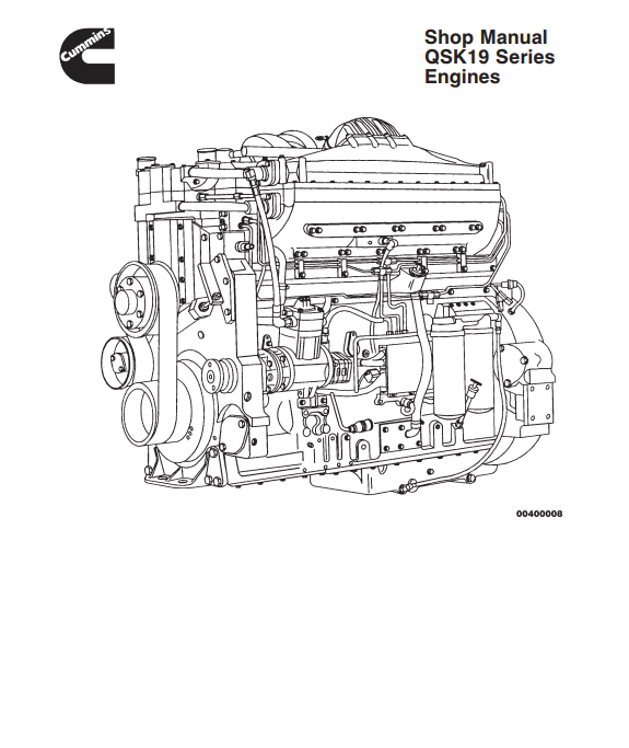 CUMMINS QSK19 QSK 19 SERIES DIESEL ENGINE