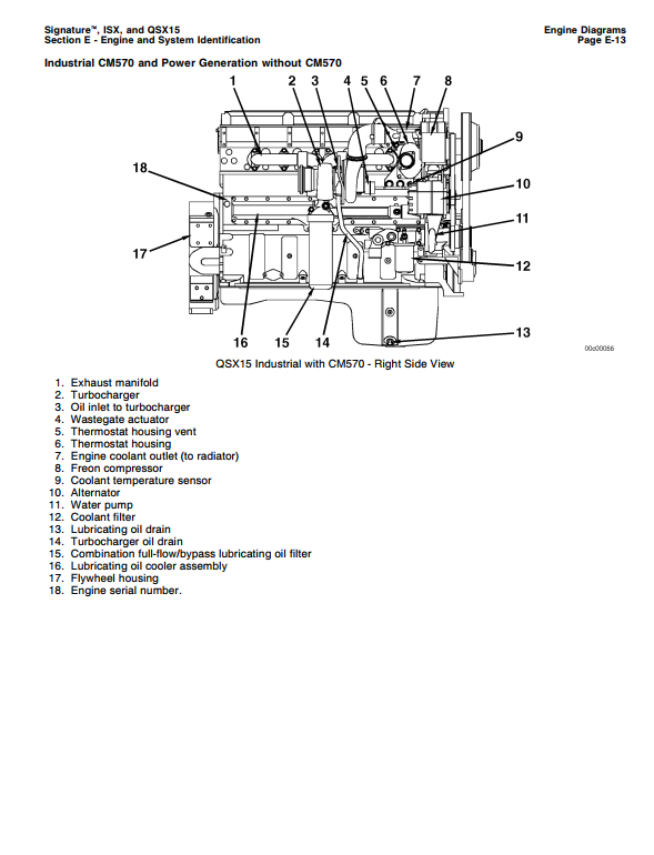 CUMMINS SIGNATURE ISX QSX15 CM870 CM871 CM570 ENGINE