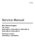 DAEWOO DOOSAN B3.3 DIESEL ENGINE MANUAL