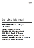 DAEWOO DOOSAN G420E G424E TIER II LP ENGINE