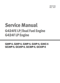 DAEWOO DOOSAN G424FE LP DUAL FUEL AND G424F LP ENGINE