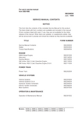 DAEWOO G35S-2 G40S-2 G45S-2 G40SC-2 G45SC-2 G50SC-2 FORKLIFT