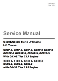DAEWOO G430E G643E TIER II LP ENGINE FORKLIFT