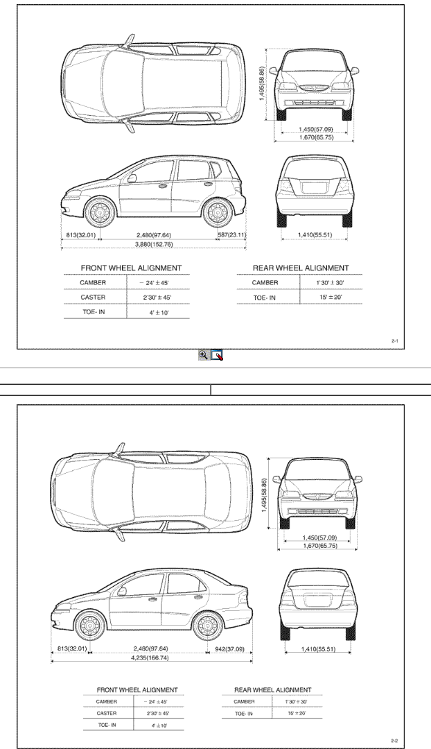 DAEWOO KALOS T2OO 2002-2011