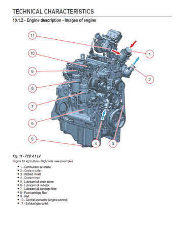 DEUTZ-FAHR TTV 7210 7230 7250 AGROTRON TRACTOR