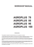 DEUTZ FAHR AGROPLUS 75 85 95 100 TRACTOR