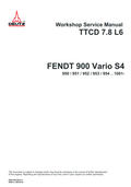 DEUTZ TTCD 7.8 L6 DIESEL ENGINE MANUAL