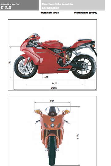 DUCATI 999 999S 999R BIKE