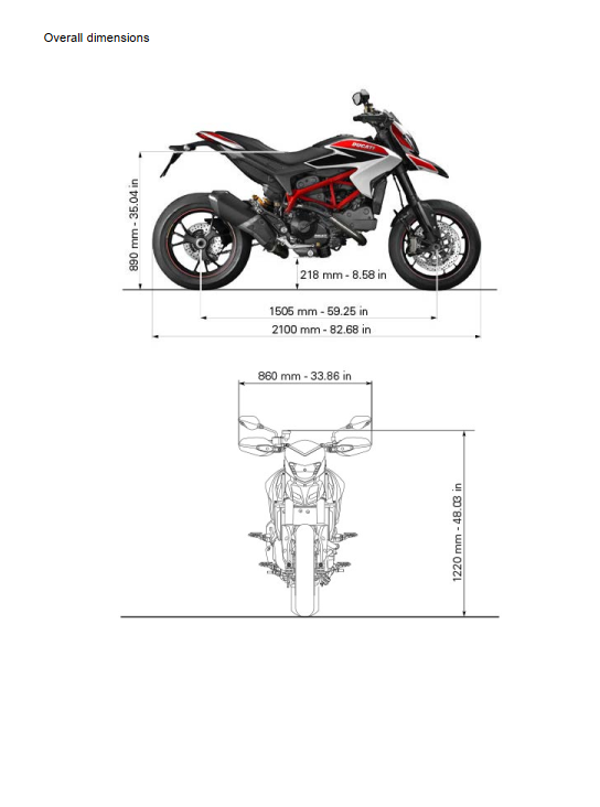 DUCATI HYPERMOTARD SP 2014-2016 BIKE