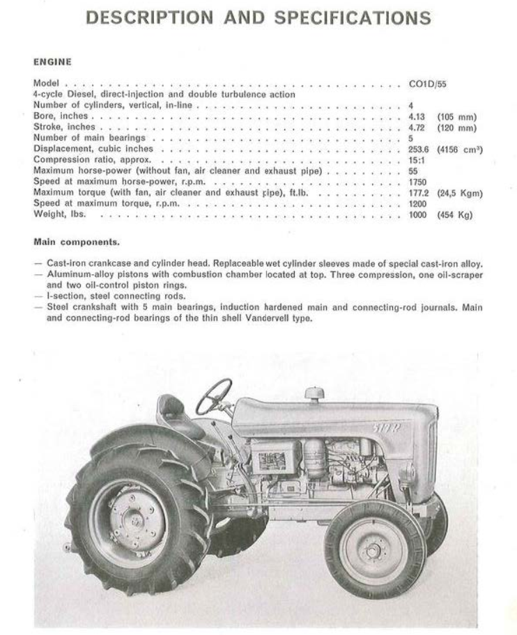 FIAT 513R FARM TRACTOR