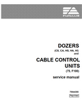 FIAT ALLIS DOZERS CS CA HS HA HL CABLE CONTROLS UNIT 75 F100