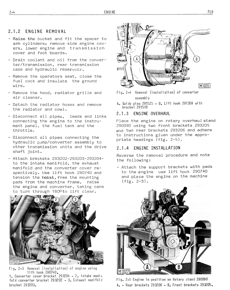 FIAT ALLIS FL 9 FL9 CRAWLER LOADER