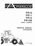 FIAT ALLIS FR10 FR11 FR12 FR12B WHEEL LOADER