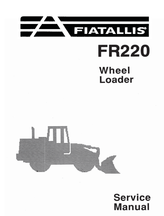 FIAT ALLIS FR220 FR 220 WHEEL LOADER