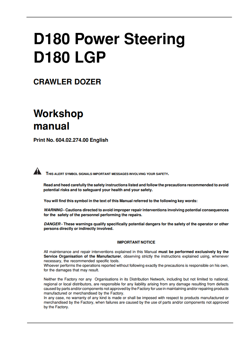 FIAT KOBELCO D180 POWER STEERING LPG SKID STEER LOADER