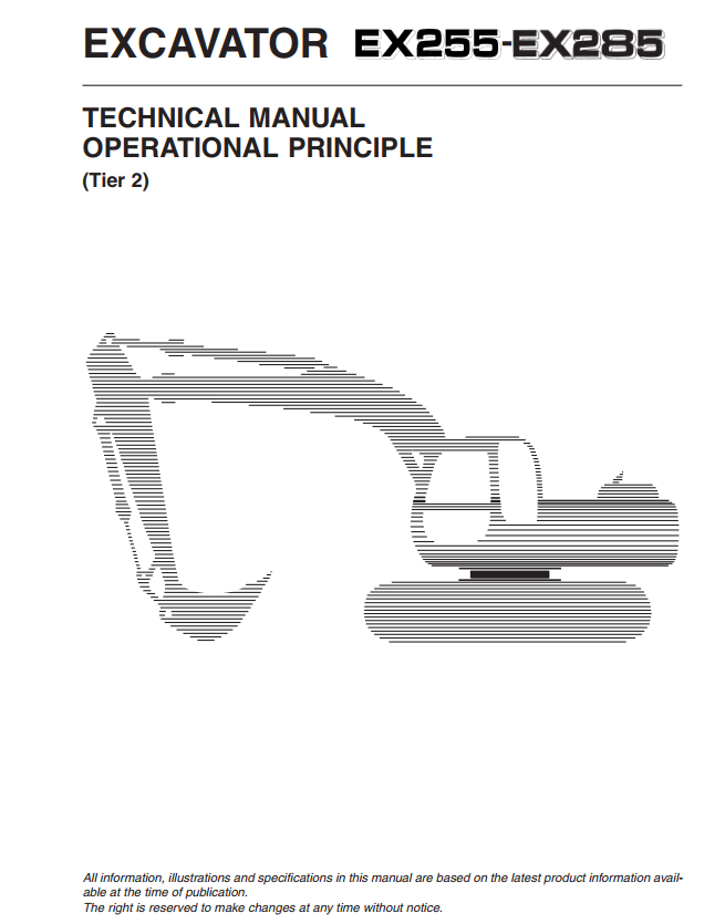 FIAT KOBELCO EX255-EX285 TIER2 EXCAVATOR TRACTOR