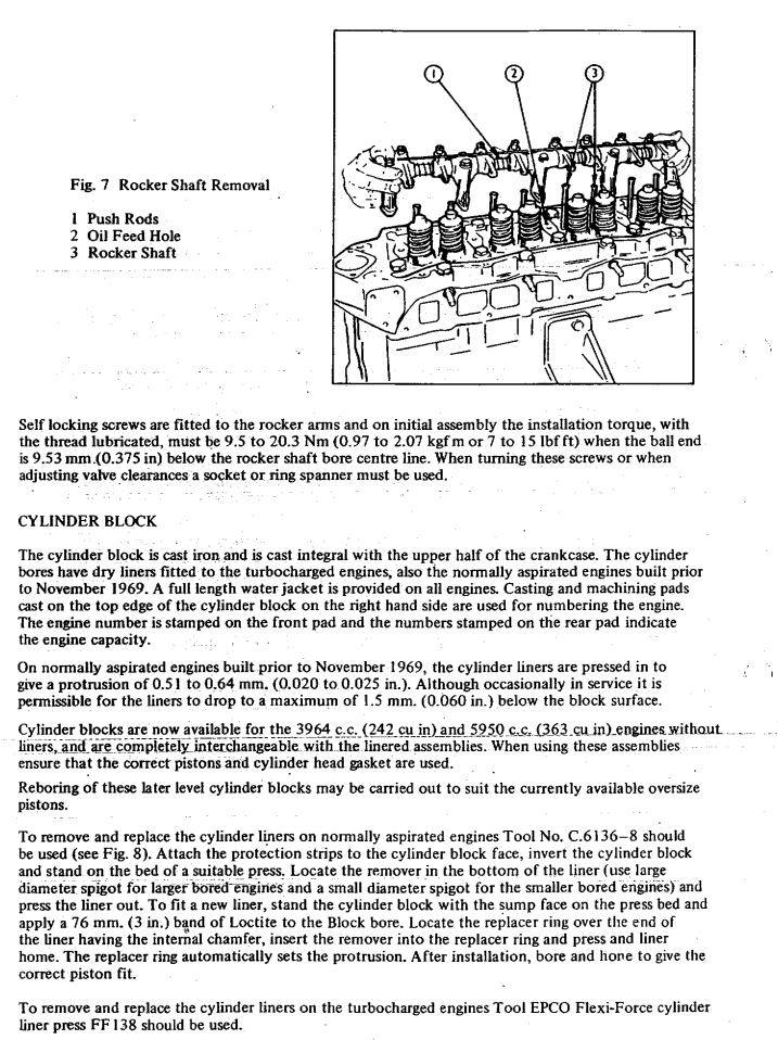 FORD 2700 SERIES 4 AND 6 CYLINDER DIESEL ENGINE