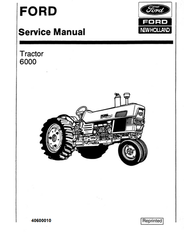 FORD SERIES 6000 TRACTOR