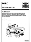 FORD YT 12.5 14 16 6H 18H - 09GN 2151 2152 2153 2154 YARD TRACTOR