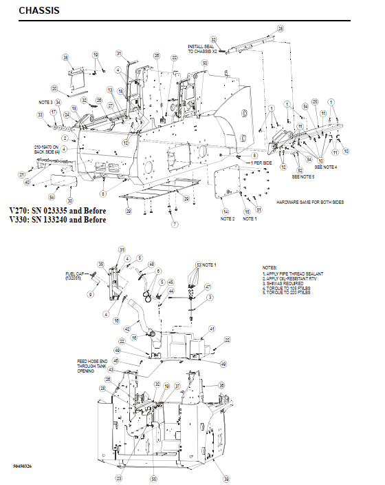 GEHL V270 V330 SKID-STEER LOADER